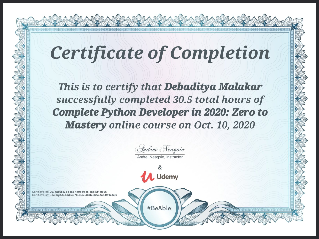 Python Cert